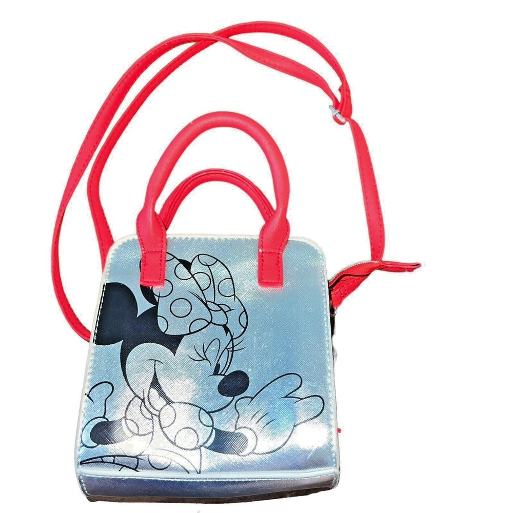 Minnie Mouse Coquette Iridescent Mini Purse Holographic Y2K Disney Core